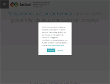 Tablet Screenshot of laclave.es